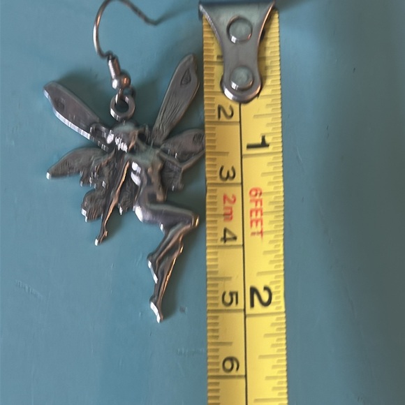 From Uk Silver Fairy Dangle Earrings - Picture 4 of 6